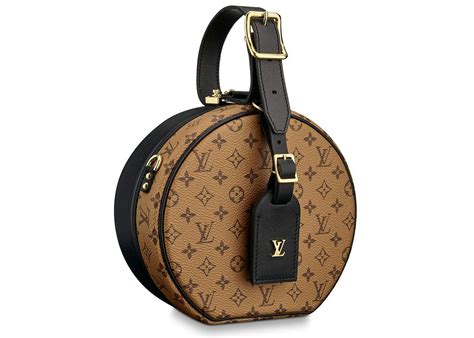 louis vuitton petite boite chapeau monogram reverse black